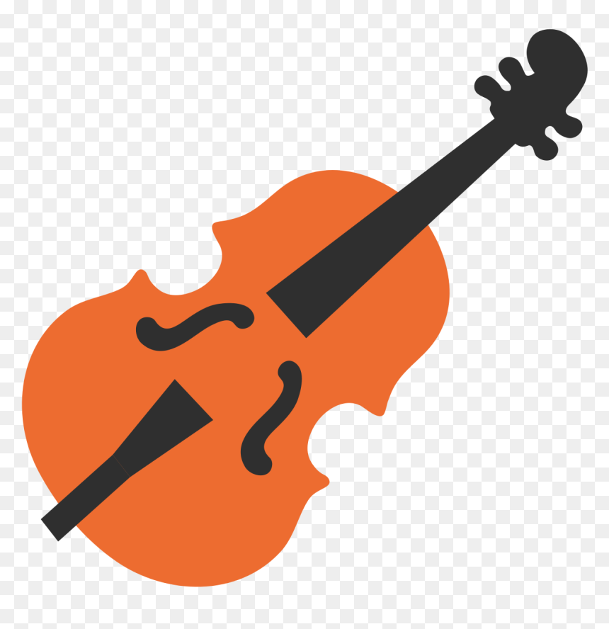 Violin, HD Png Download - music emoji png