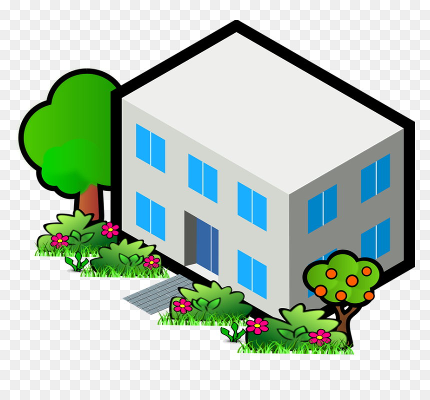 Money Home Cliparts 19, Buy Clip Art - Flat Roof Roof Clipart, HD Png Download - rooftop png