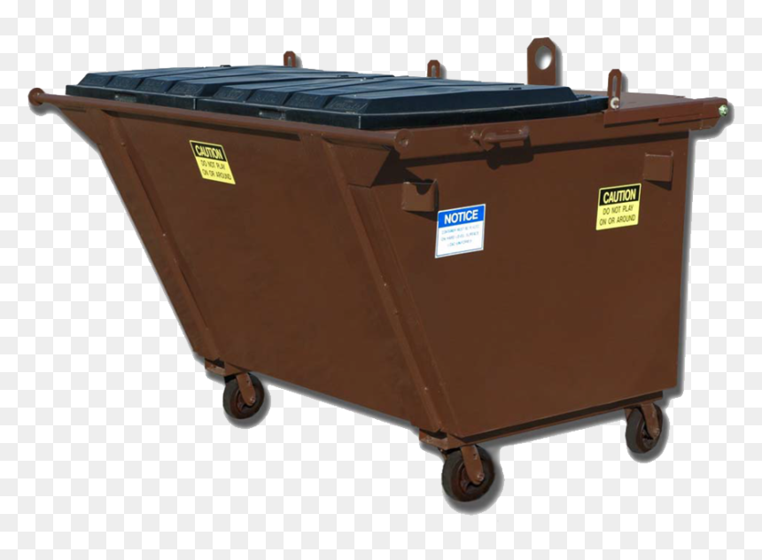 2 Yard Commercial Dumpster - Hand Luggage, HD Png Download - dumpster png