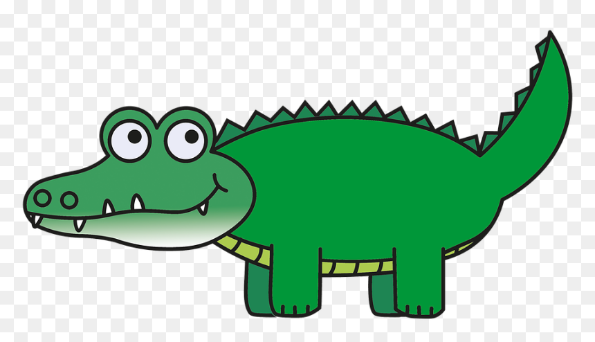Alligator Clipart, HD Png Download - crocodile png