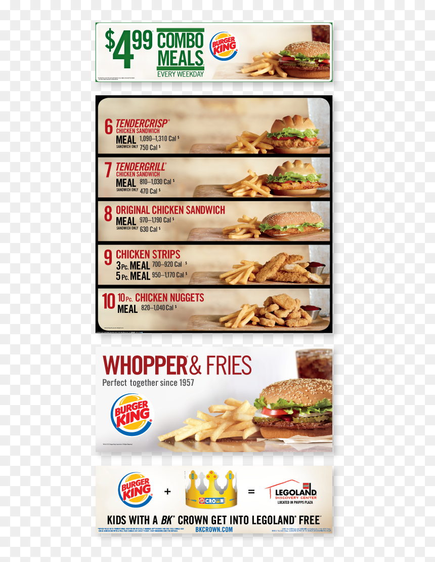 Burger King Signage With Live Display At Merchandise - Burger King, HD Png Download - burger king crown png