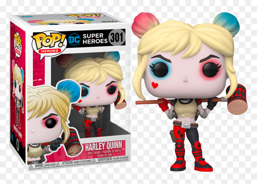 Harley Quinn With Mallet Pop Vinyl Figure - Harley Quinn Gamestop Exclusive Pop, HD Png Download - suicide squad png