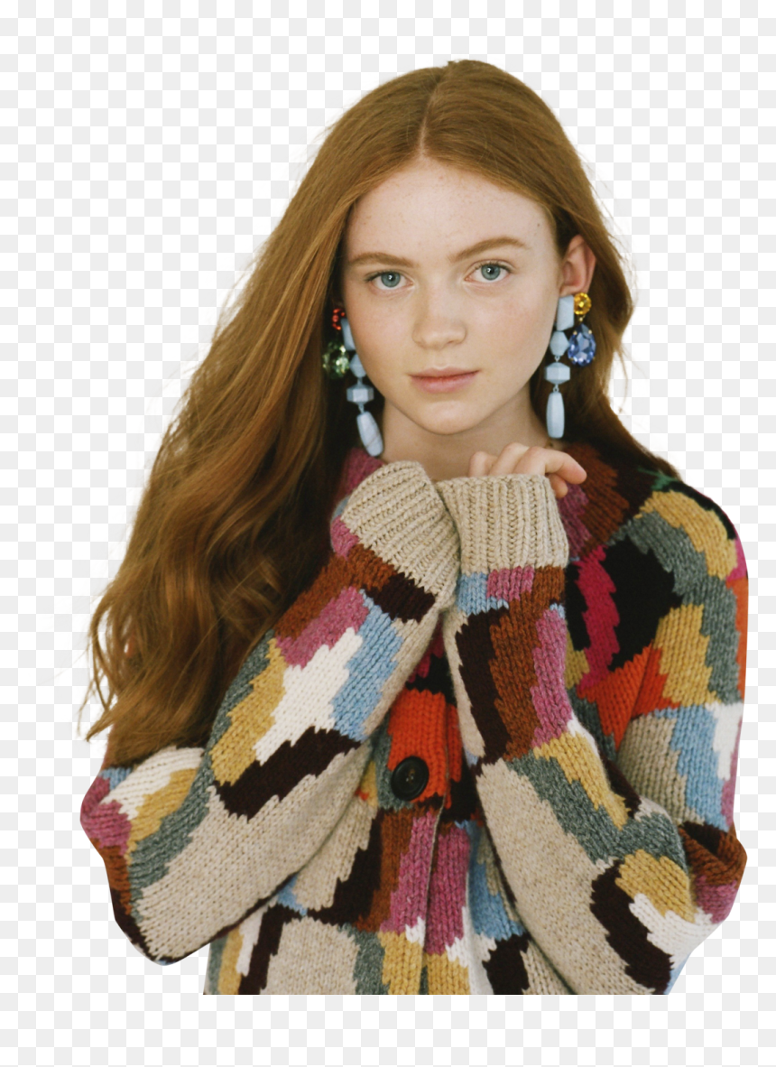 Sadie Sink W Magazine, HD Png Download - sink png