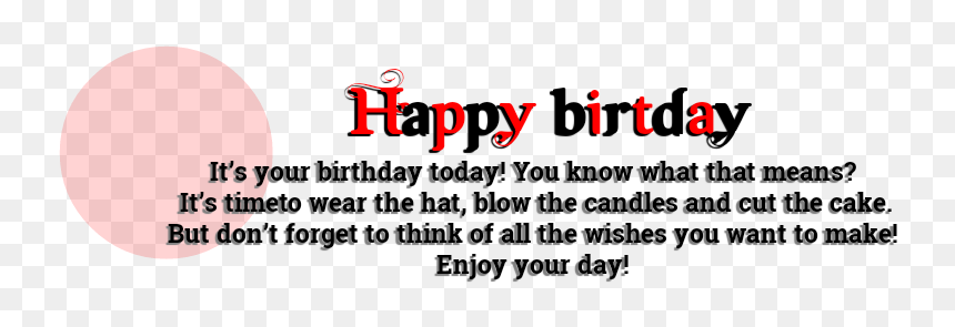 Parallel, HD Png Download - happy birthday png text effects