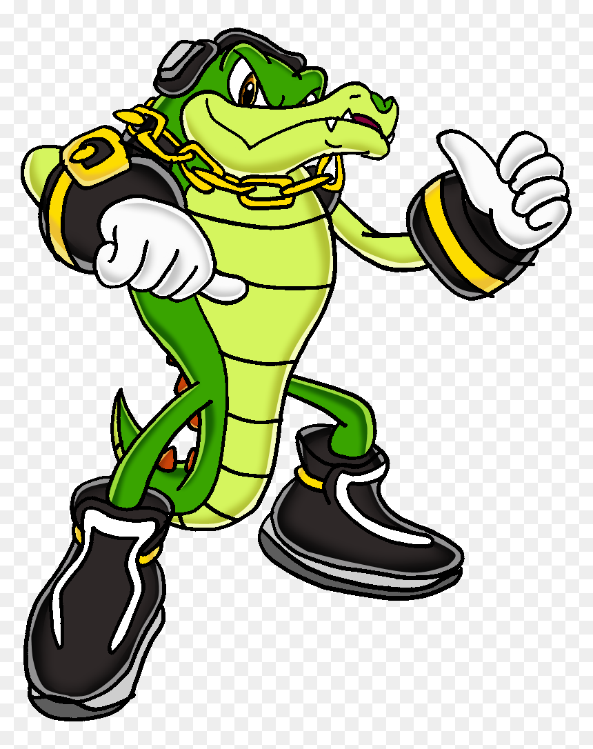 Vector The Crocodile Project - Vector The Crocodile Artwork, HD Png Download - crocodile png