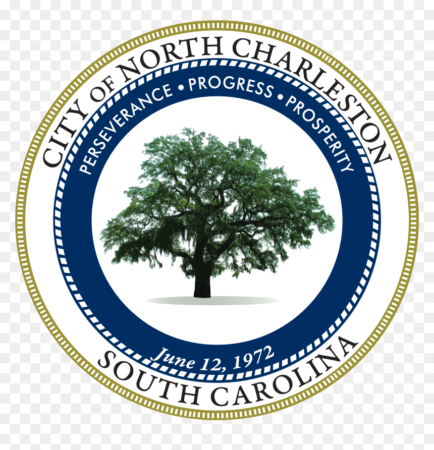 Seal Of North Charleston, South Carolina - Charleston South Carolina City Logo, HD Png Download - south carolina png