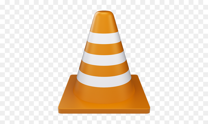 Cone Barrier Png, Transparent Png - traffic cone png