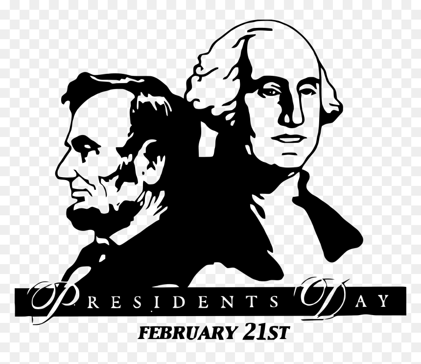 United Adams Of States President The John Clipart - Lincoln And Washington Silhouette, HD Png Download - washington state outline png