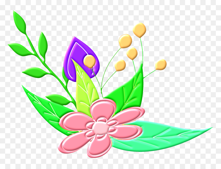Flowers Vectors Clipart Flower - Flower Clipart Public Domain, HD Png Download - grass flower vector png