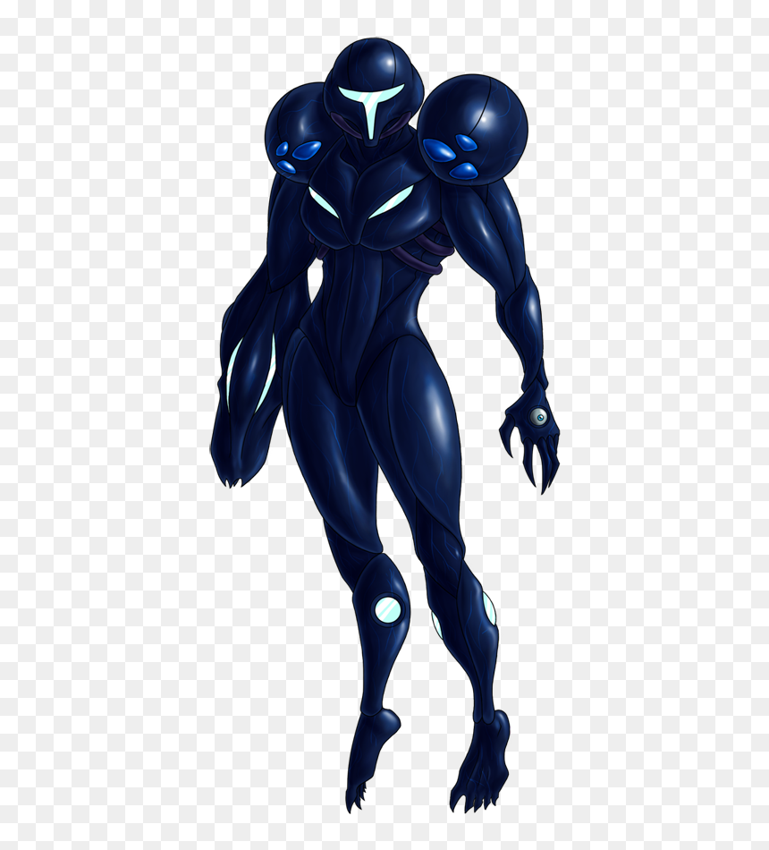 Dark Samus By Green Mamba - Dark Samus Green Mamba, HD Png Download - zero suit samus png