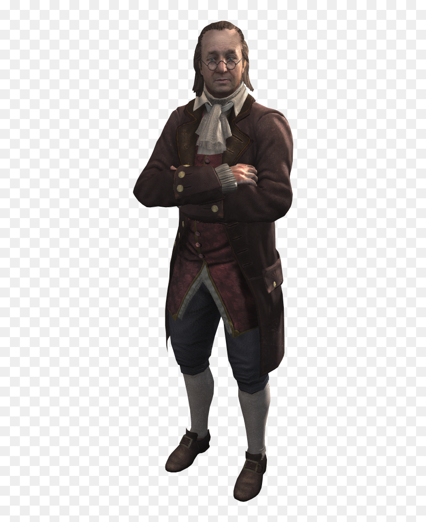   - Benjamin Franklin Assassins Creed, HD Png Download - benjamin franklin png