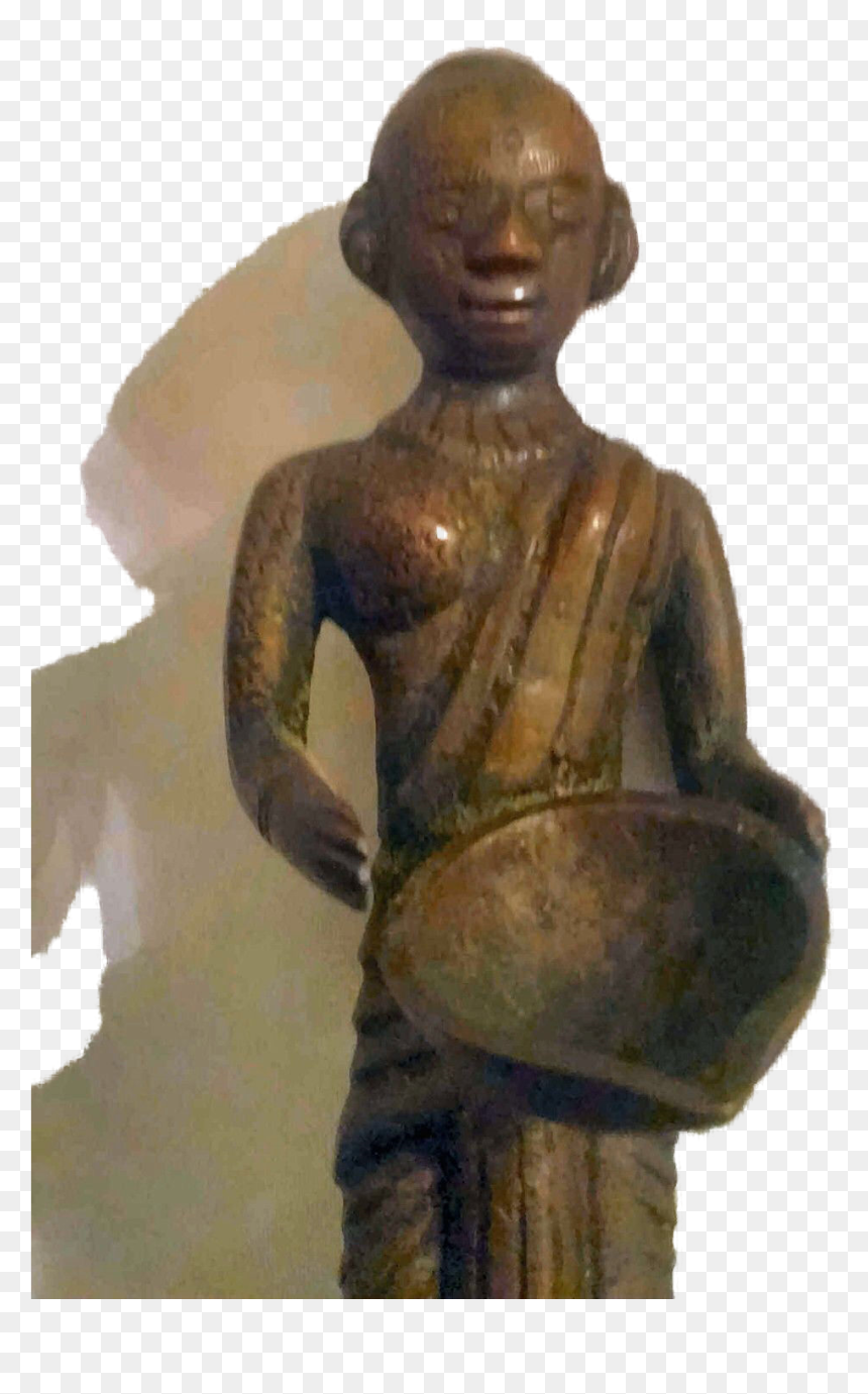 Antique Hindu Indian Temple Sculpture - Bronze Sculpture, HD Png Download - temple lamp png
