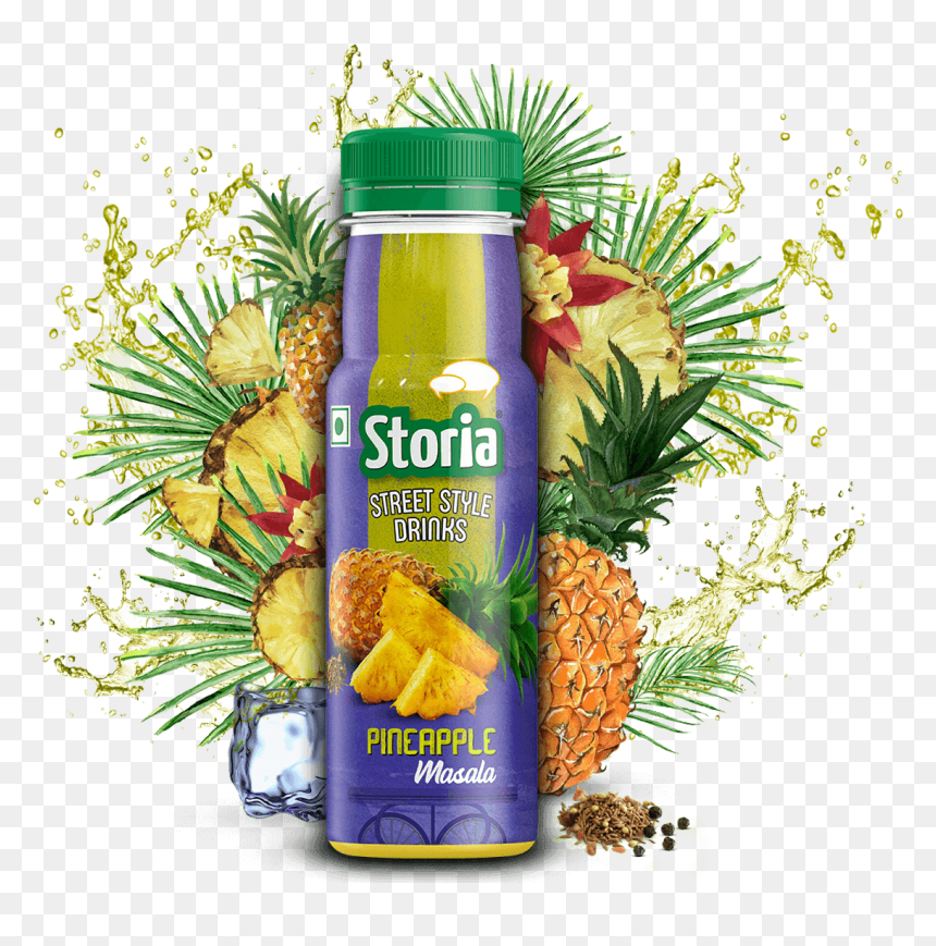 Plastic Bottle, HD Png Download - pineapple juice png