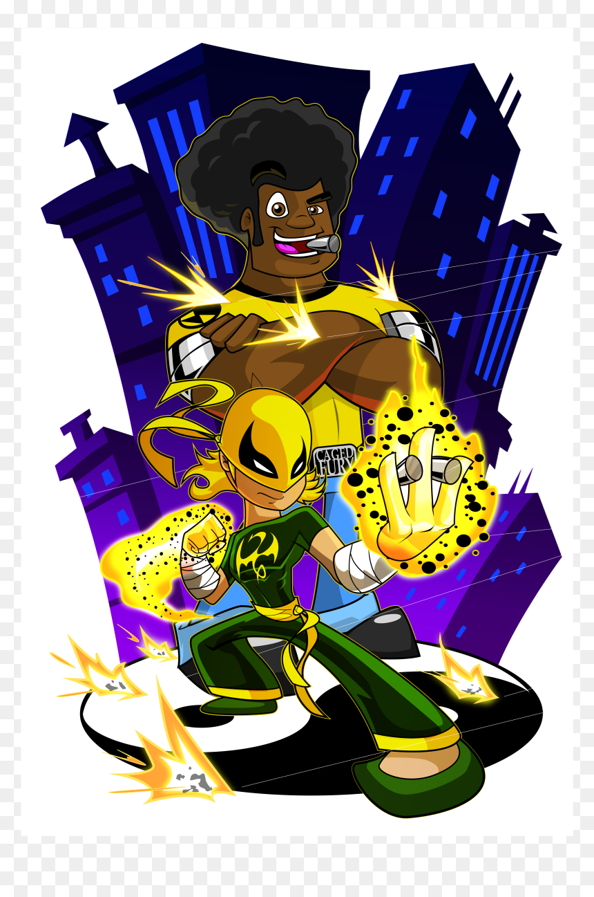Power Man And Iron Fist, HD Png Download - iron fist png