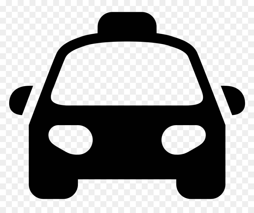 Taxi Filled Icon Free - Bmw Car Icons Png, Transparent Png - cab icon png