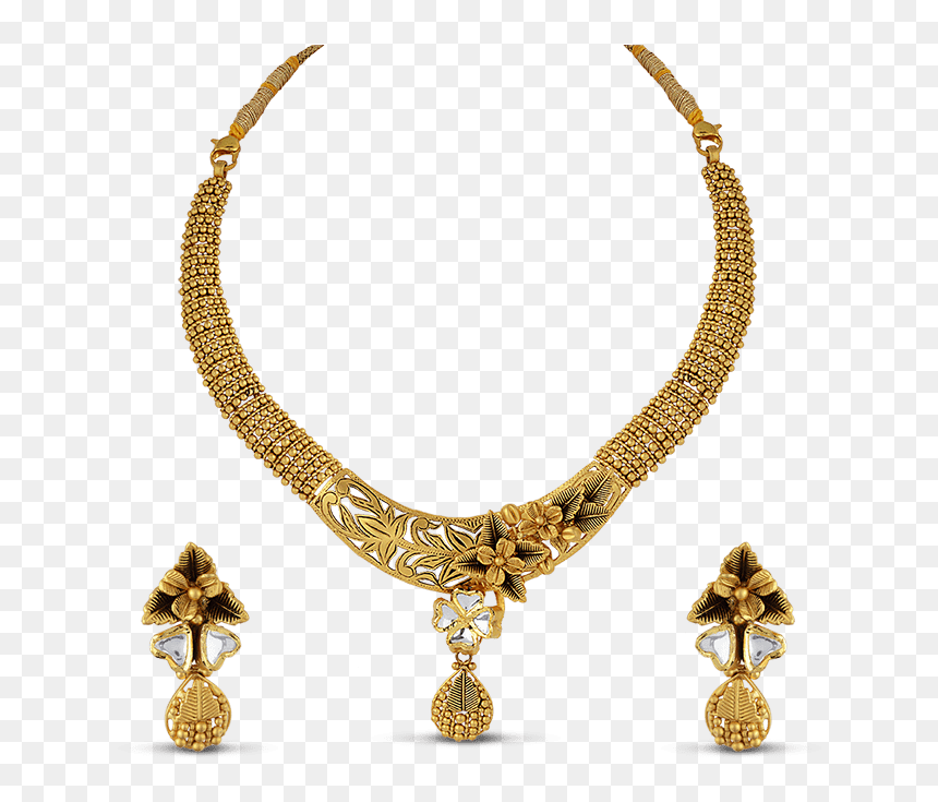 Earrings, HD Png Download - bridal gold necklace png