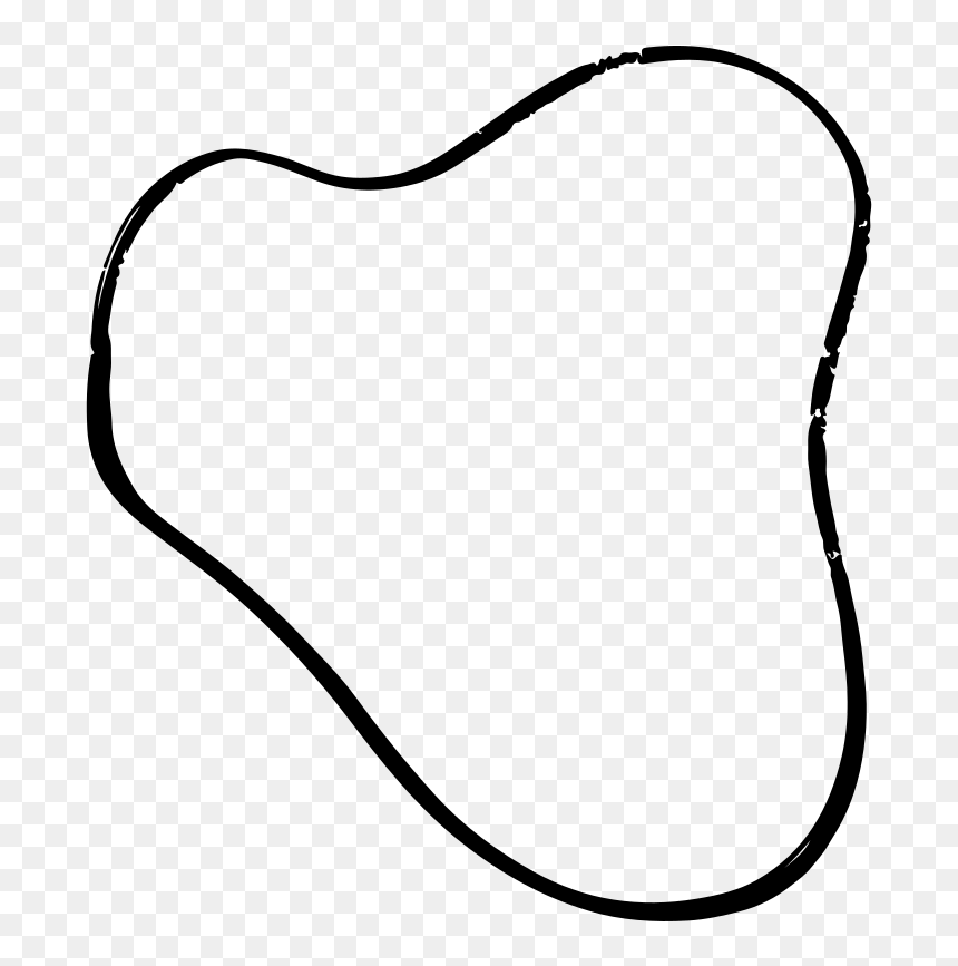 Line Art, HD Png Download - scribble heart png