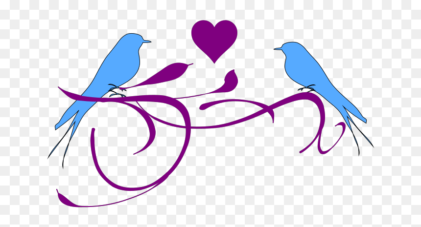 Clip Art, HD Png Download - love birds vector png