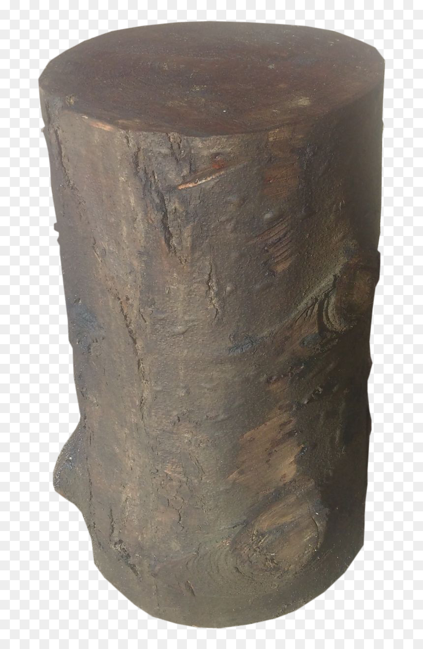 The Tree Stump Side Table - Vase, HD Png Download - tree wood png