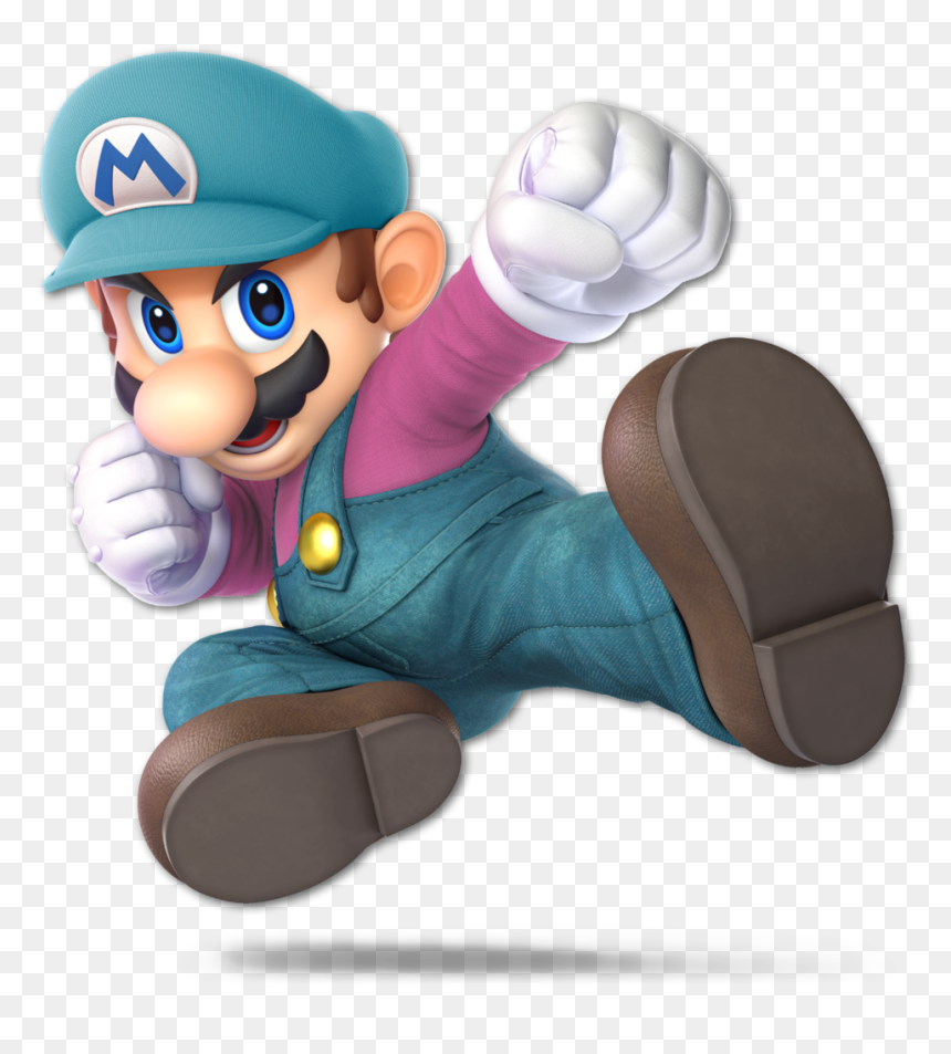 Mario - Super Smash Bros Switch Mario, HD Png Download - zero suit samus png