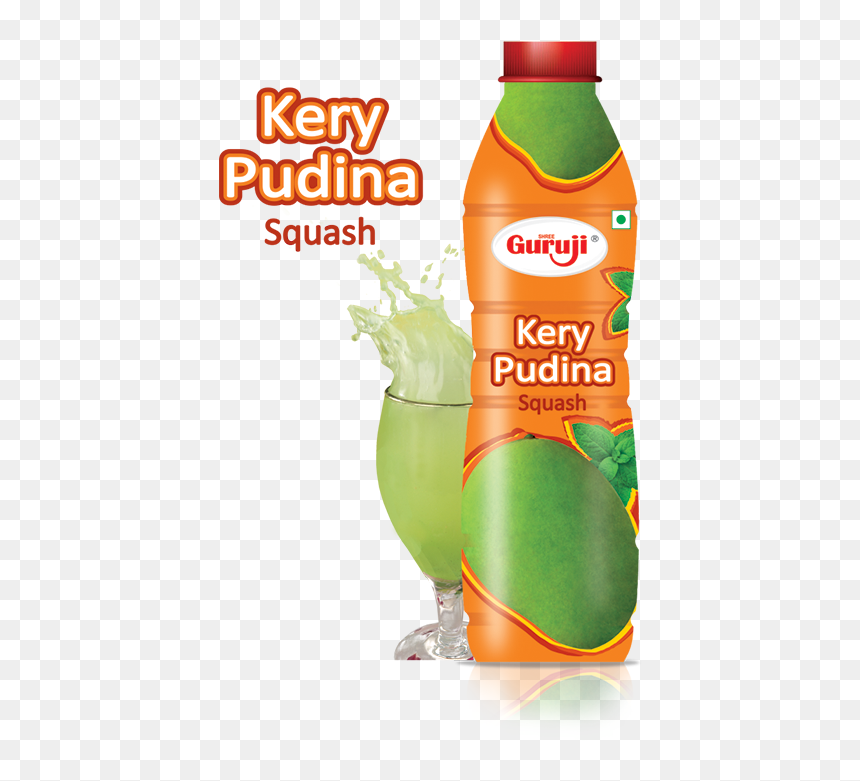 Shree Guruji Kery Pudina Squash - Kairi Pudina Fruit Squash, HD Png Download - pudina png