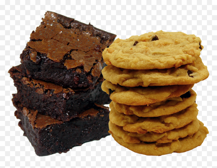 Transparent Cookie Png - Cookies And Brownies Clipart, Png Download - brownies png