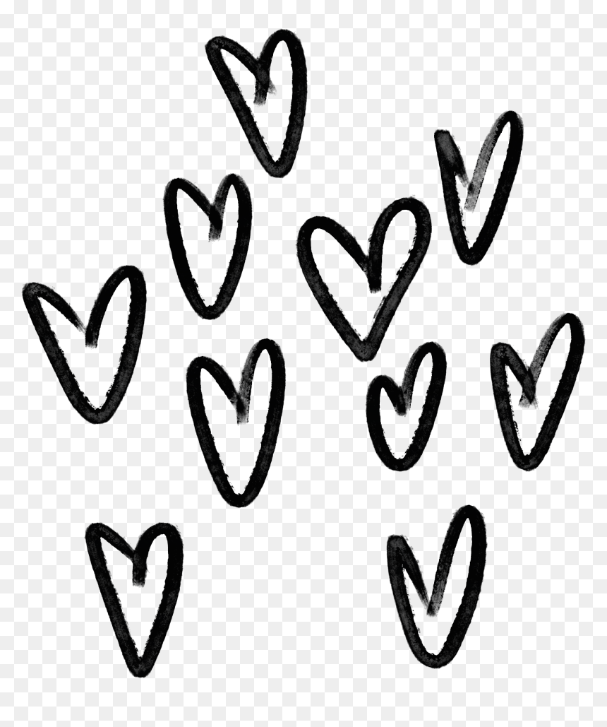 Heart, HD Png Download - scribble heart png