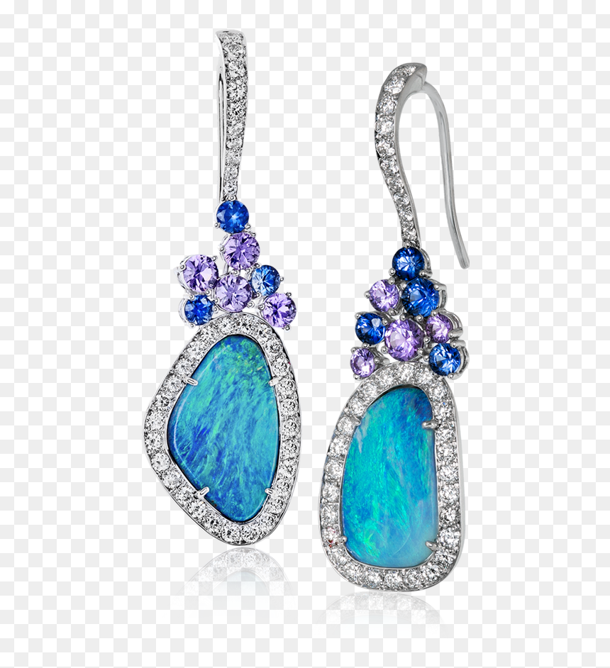 Gemstone Earrings Png, Transparent Png - ear rings png