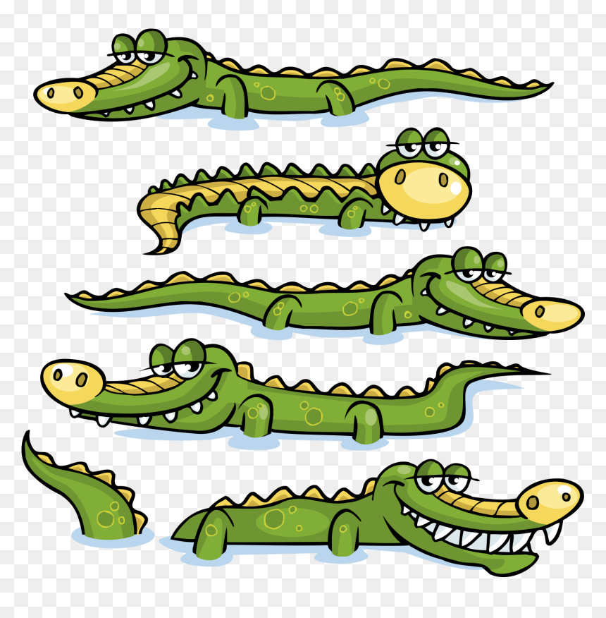 Crocodile Clipart River Clipart - Crocodiles Clipart Png, Transparent Png - crocodile png