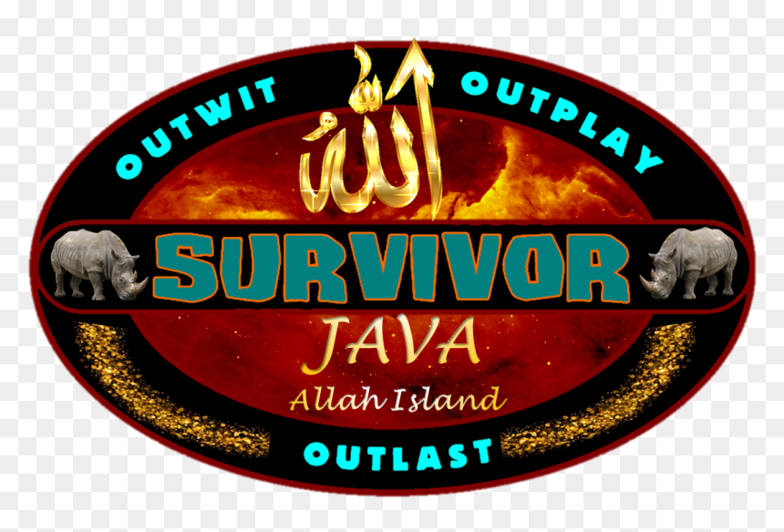 Survivor Java Allah Island Logo - Survivor, HD Png Download - java logo transparent png