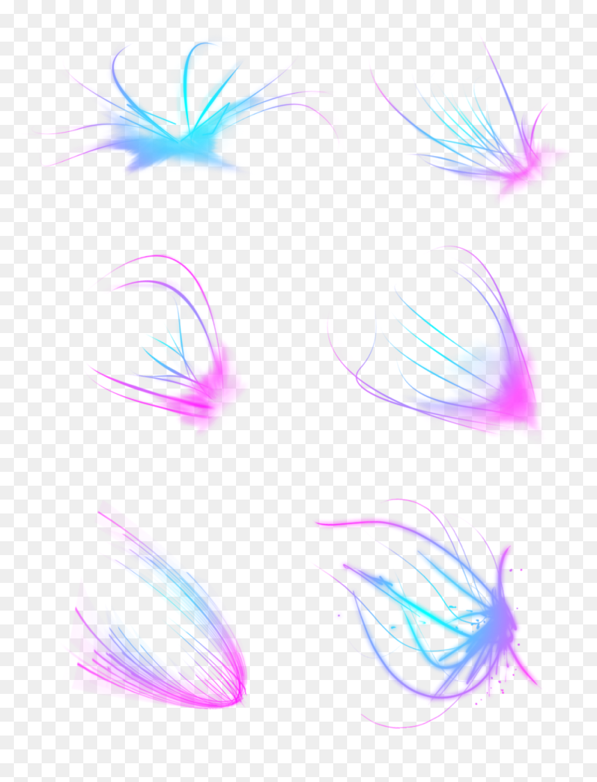 Light Effect Red Blue Gradient Illuminating Elements - Grafica Design, HD Png Download - png light effects red
