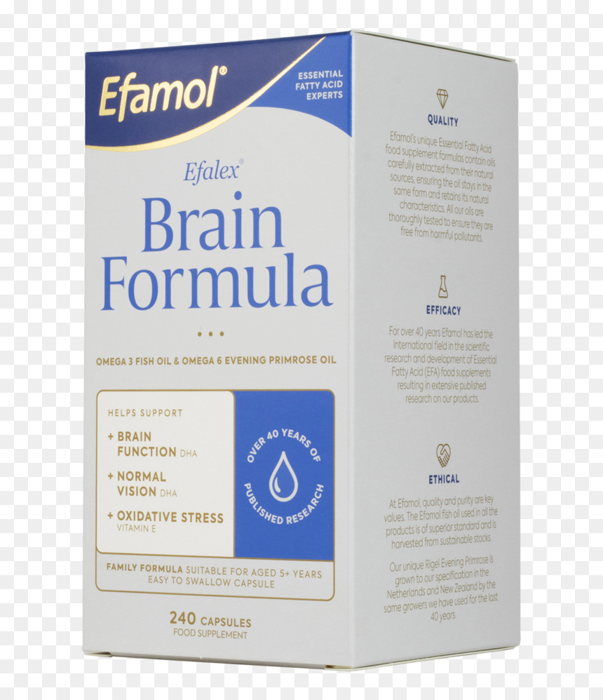 Efalex Brain Formula Capsules - Health Care, HD Png Download - capsules png
