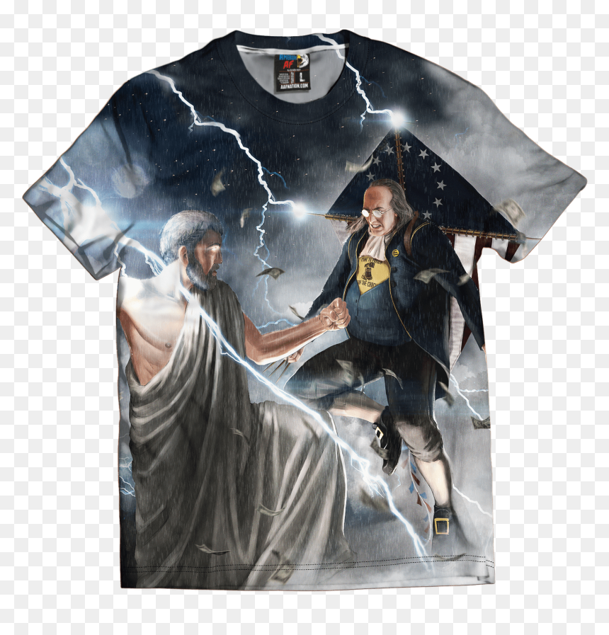Benjamin Franklin Vs Zeus, HD Png Download - benjamin franklin png