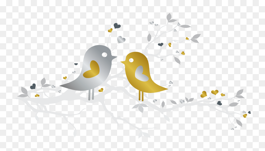 Illustration, HD Png Download - love birds vector png
