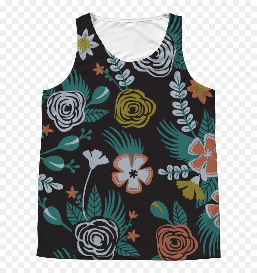Flower Bucket Tank - Active Tank, HD Png Download - flower bucket png