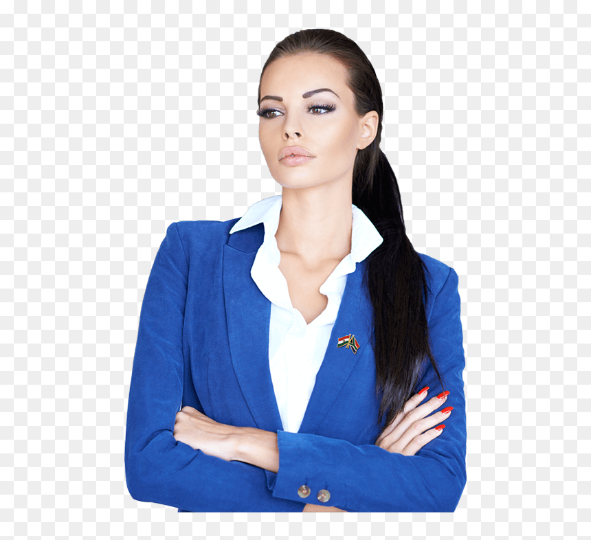 Woman Wearing India And South Africa Flag Lapel Pin - Girl, HD Png Download - indian national flag png