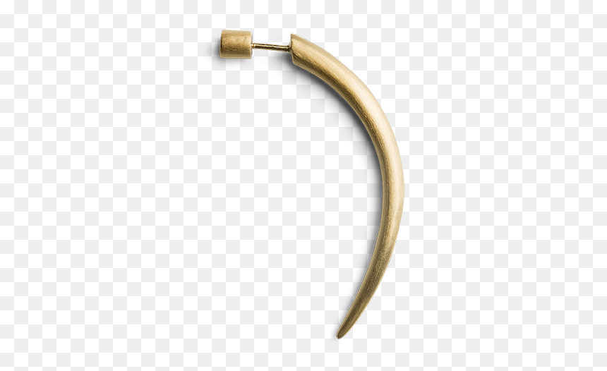Horn Earring"
 Title="horn Earring - Body Jewelry, HD Png Download - ear rings png