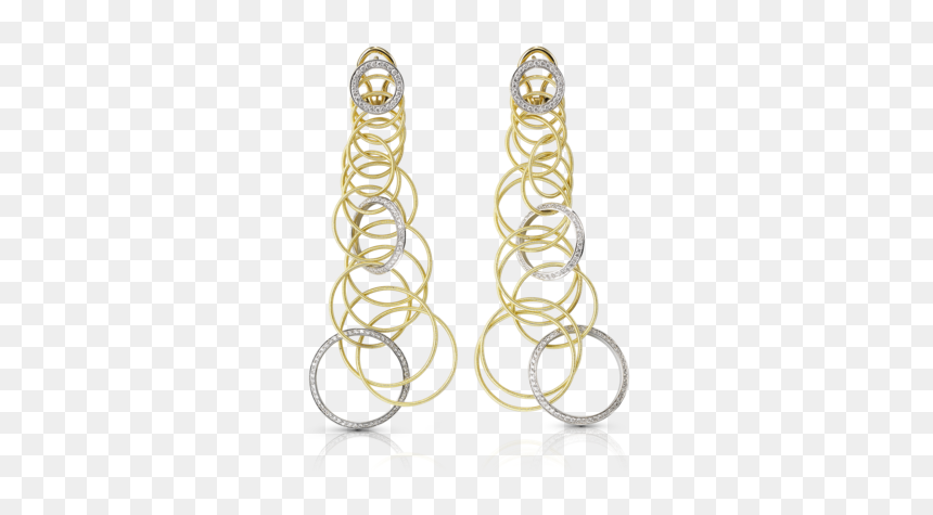 Hawaii Diamonds Pendant Earrings - Earring, HD Png Download - ear rings png