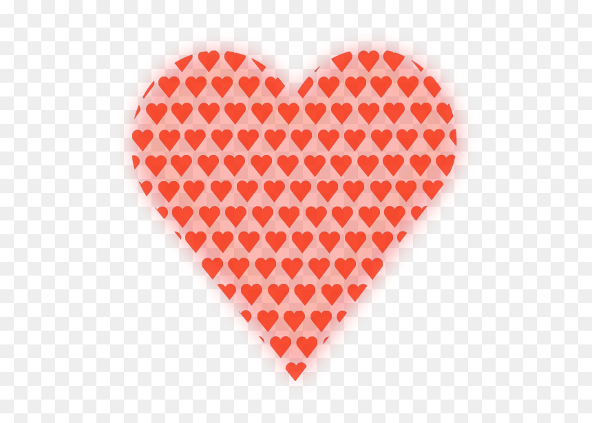 Heart In Heart - Abstract Pixel Art Symbol, HD Png Download - heartin png