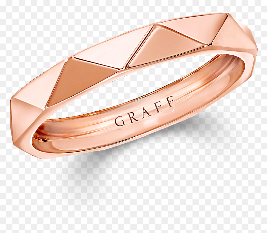 Graff Wedding Band Rose Gold, HD Png Download - bridal gold necklace png