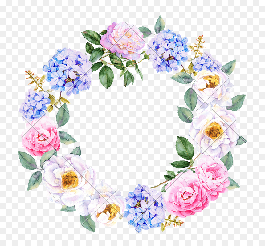 Transparent Background Flower Wreath Png, Png Download - mogra flower png