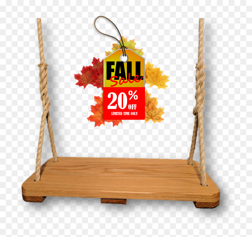 Classic Oak Wood Tree Swing/can Personalize Swing - Portable Network Graphics, HD Png Download - tree wood png