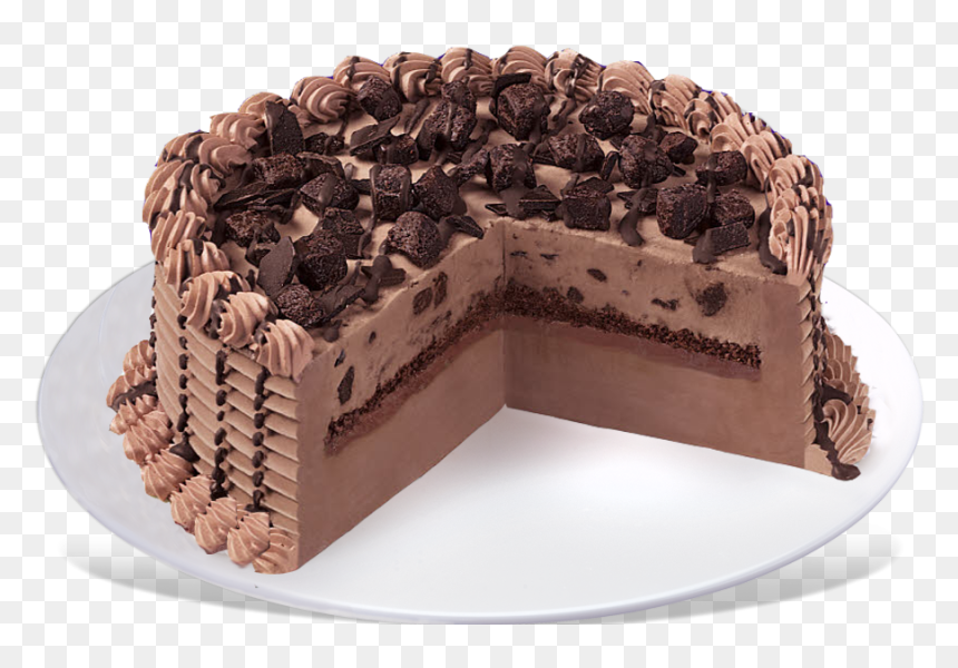 Chocolate Cake Png - Choco Brownie Extreme Blizzard Cake, Transparent Png - chocolate birthday cake png