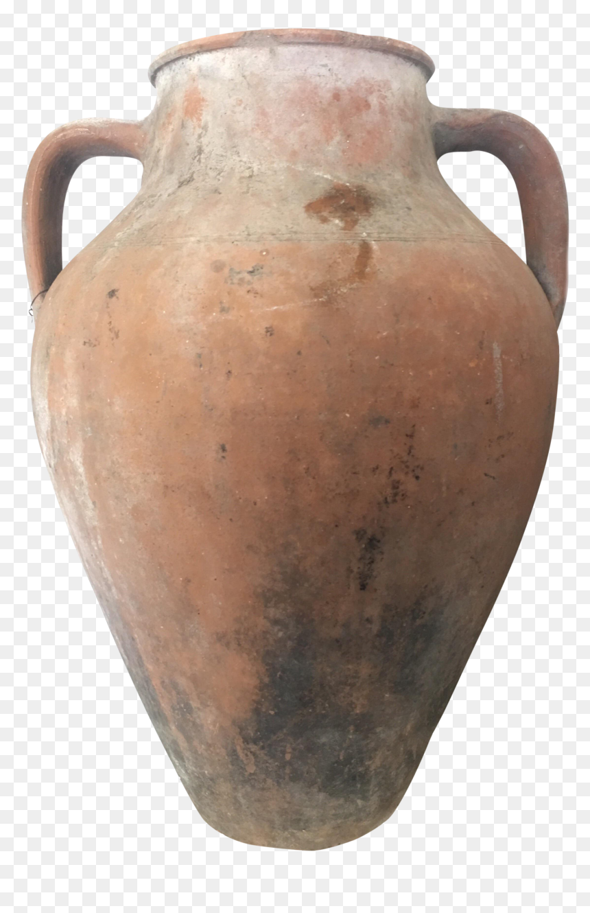 Vintage Turkish Water Jar On Chairish - Stone Water Jar Png, Transparent Png - water jar png