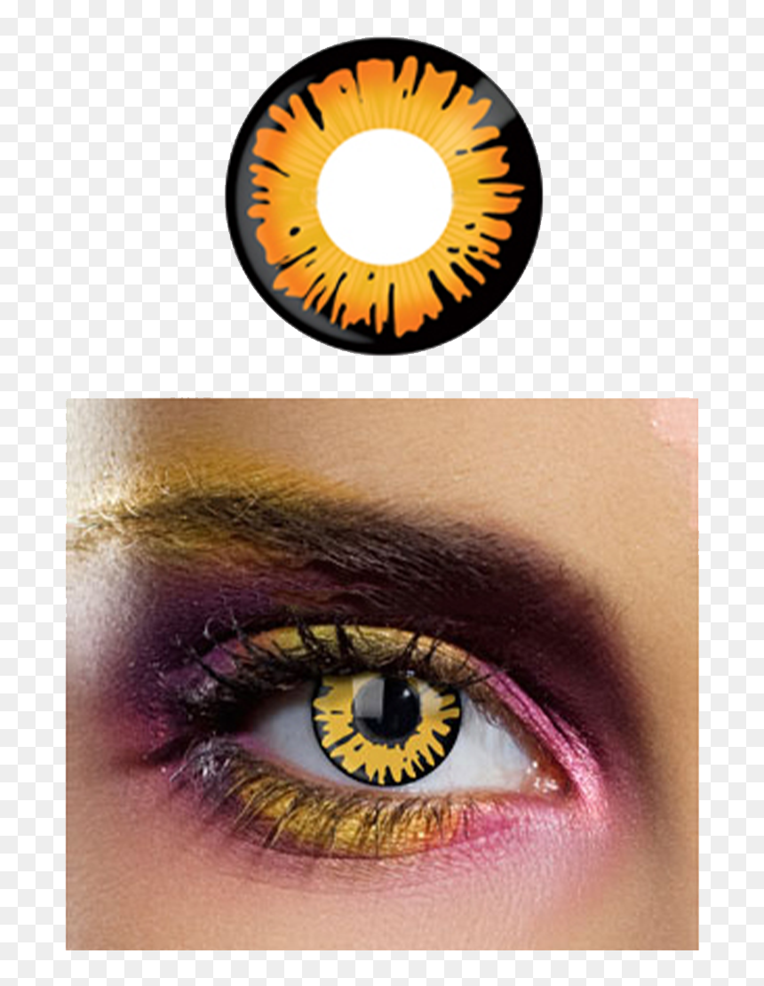 Contact Lens Vampire Twilight, HD Png Download - eye lense png