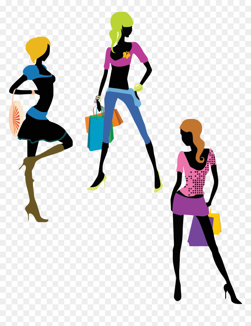 Glamour Girls Svg Clip Arts - Fashion Clipart Png, Transparent Png - girls png images