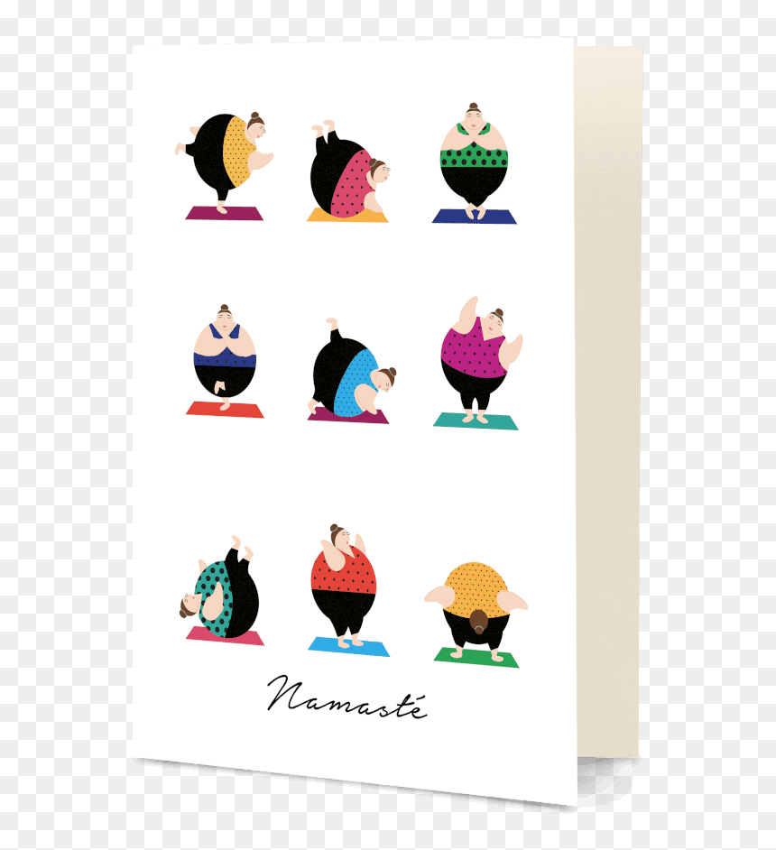 Weihnachten Yogabild, HD Png Download - namaste hand png