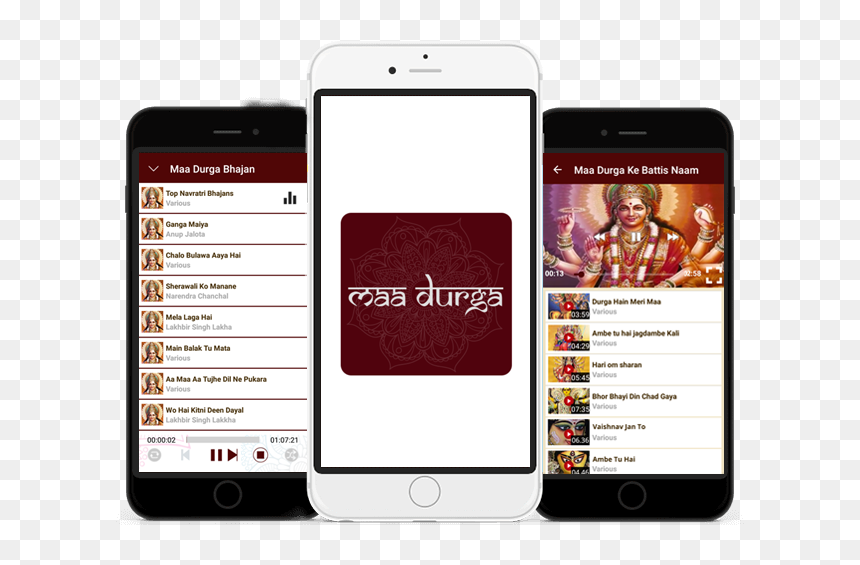 Durga Chalisa Bhajans And Aarti - Iphone, HD Png Download - kali mata png