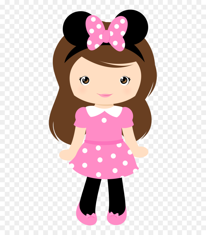Cartoon Girl Cute Clipart Grafos Club House Minus Mu - Girl Clip Art, HD Png Download - girls png images
