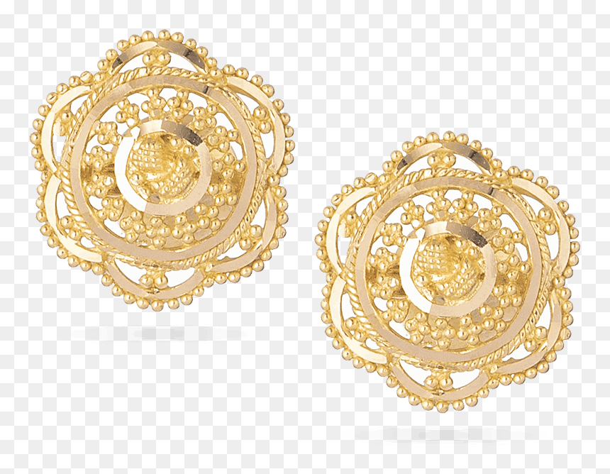 28678 - Earrings, HD Png Download - flowers mala png